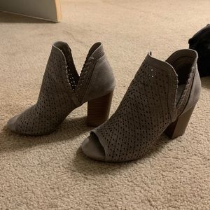 Fergalicious open toed booties